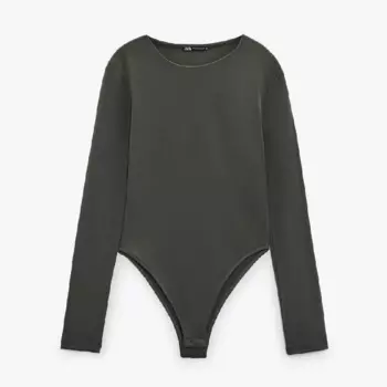 Боди Zara With Stretch, хаки
