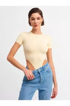 Боди - Желтый - Приталенный Dilvin