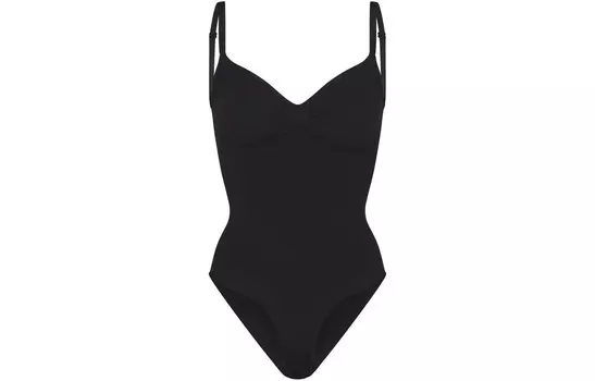 Боди Женский Агат Черный Skims