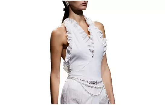 Боди женский Chanel, белый