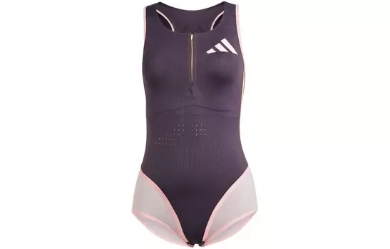 Боди Женский Черный/Фиолетовый Adidas