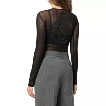 Боди Женский Черный Mm6 Maison Margiela