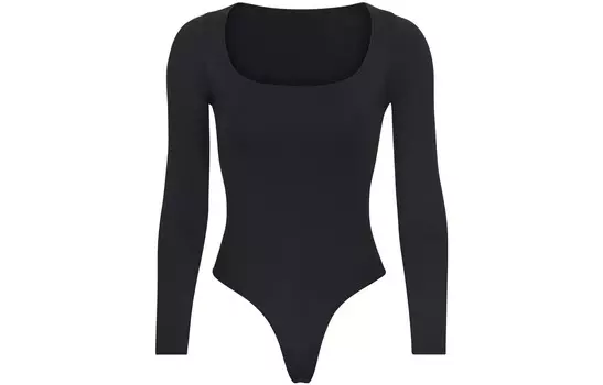 Боди Женский Черный Оникс Skims