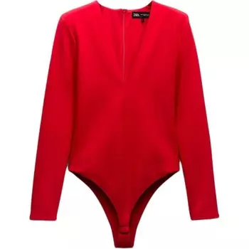 Боди Женский Красный Zara