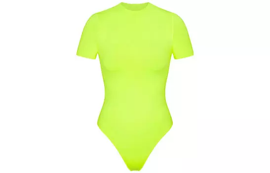Боди Женский Неоновый Зеленый Skims