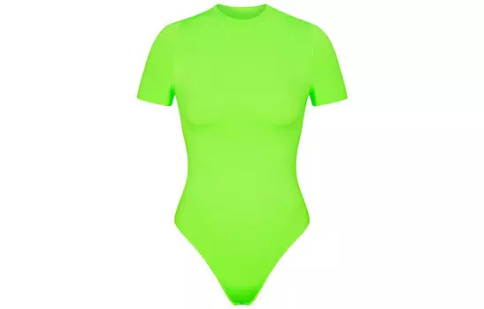 Боди Женский Неоновый Зеленый Skims