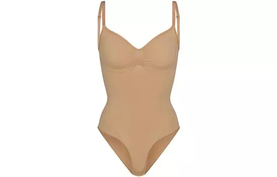 Боди Женский OCHRE/охра Skims