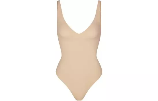 Боди Женский Песочный/Песочный Skims
