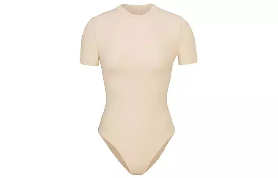 Боди Женский Песочный Skims