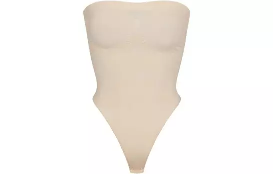 Боди Женский Песочный Skims