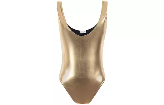 Боди женский Saint Laurent, золотой
