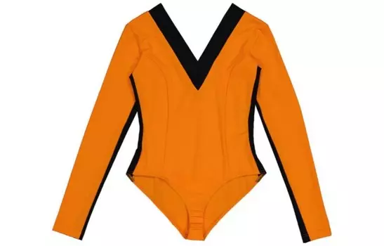 Боди женское Burberry, оранжевый