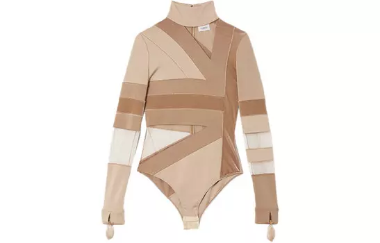 Боди женское Burberry, темно-бежевый