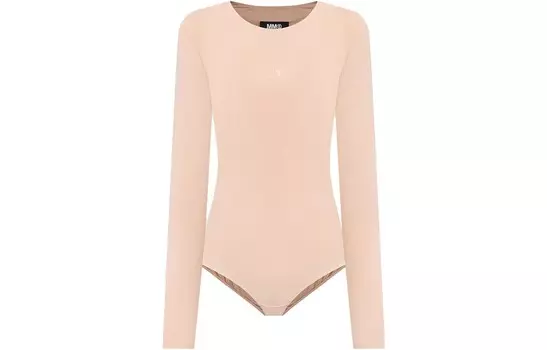 Боди женское Mm6 Maison Margiela, бежевый