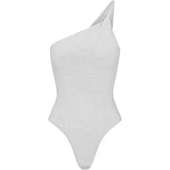 Боди женское светло-серое Skims