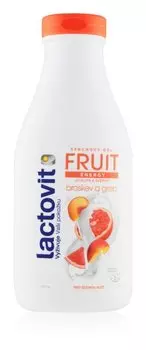 Бодрящий гель для душа Lactovit Fruit
