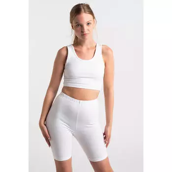 Body Crop Top Tank Fitness - Женщины - Белый AESTHETIC WOLF, белый