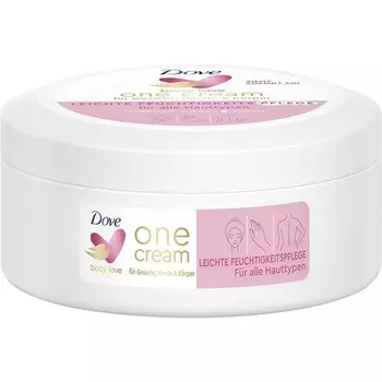 Body Love One Cream Легкий увлажняющий крем для тела для лица, рук и тела для всех типов кожи 250мл, Dove