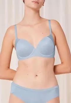 Body Make-Up Бюстгальтер на косточках Soft Touch, непрозрачный, для женщин Triumph, цвет Fairy Blue