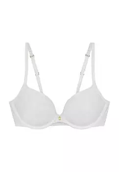 Body Make-Up Essentials Бюстгальтер пуш-ап на косточках для женщин Triumph, белый