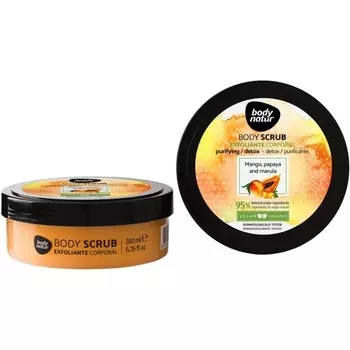 Body Natur Скраб для тела с манго, папайей и марулой, 200 мл Body Natur
