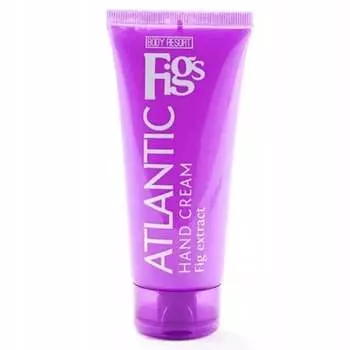 BODY RESORT прозрачный фиолетовый крем для рук в тюбике, 100 мл - белый - атлантический инжир
