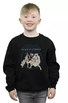 Боевая толстовка «Звездные войны: Скайуокер. Восхождение Рей и Кайло» Star Wars, черный