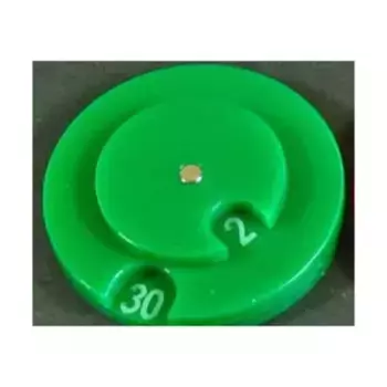 Боевой циферблат 0-100 — зеленый, Token Sets - Combat Dials (Litko Aerosystems)