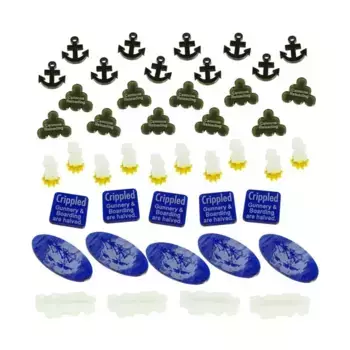 Боевой парус — набор жетонов улучшения, многоцветный, Token Sets - Products for Various Gaming Systems (Litko Aerosystems)