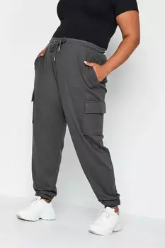 Боевые брюки в рубчик Yours, серый