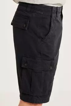 Боевые шорты из стираного хлопка Next, синий