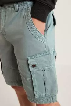 Боевые шорты из стираного хлопка Next, зеленый