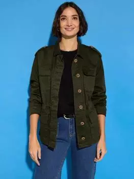 Богатая куртка из органического хлопка mattie cargo Baukjen, цвет Dark Olive