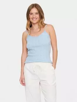 Богатая майка из органического хлопка gru Saint Tropez, цвет Heather Melange