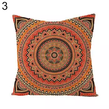Богемная льняная подушка с мандалой, подушка для дома, кровати, дивана, украшения автомобиля-3 # Stuttg