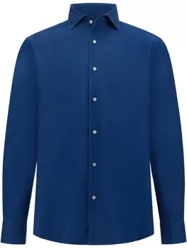 Boggi Milano джинсовая рубашка, синий