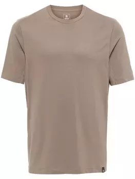 Boggi Milano футболка из ткани пике, коричневый