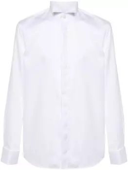 Boggi Milano хлопковая рубашка, белый