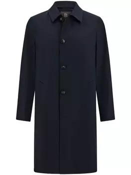 Boggi Milano хлопковый тренч, синий