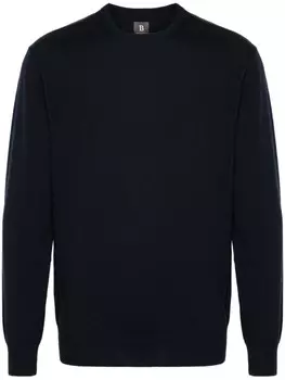 Boggi Milano кардиган из шерсти мериноса, синий
