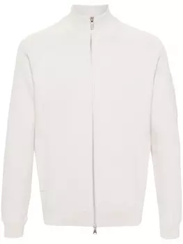 Boggi Milano кардиган с высоким воротником, серый