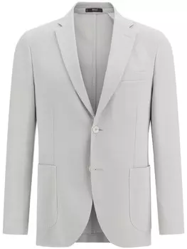Boggi Milano креповый пиджак, серый