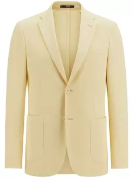 Boggi Milano креповый пиджак, желтый