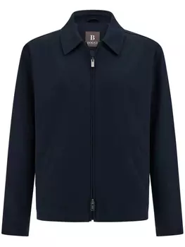 Boggi Milano куртка-рубашка на молнии, синий