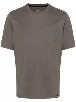 Boggi Milano нагрудный накладной карман футболка, серый