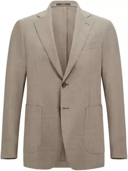 Boggi Milano однобортный пиджак, коричневый