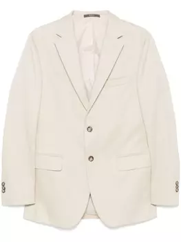 Boggi Milano однобортный пиджак, нейтральный цвет