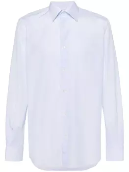 Boggi Milano поплиновая рубашка в полоску, синий