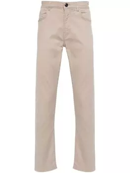 Boggi Milano прямые джинсы средней посадки, серый