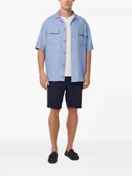 Boggi Milano рубашка Camp, синий